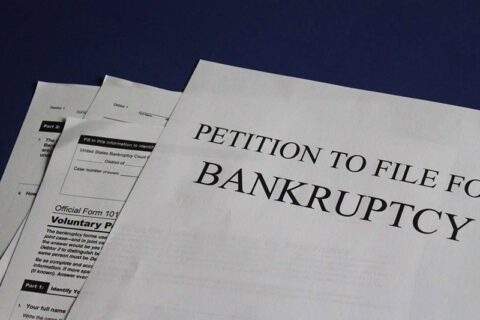 Document entitled "petition to file for bankruptcy"