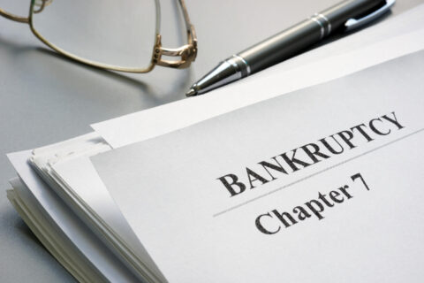 Bankruptcy legal papers