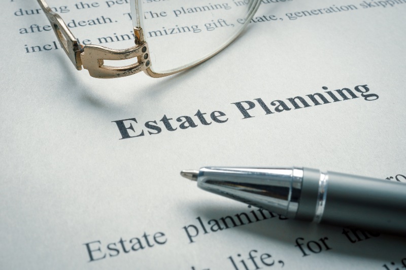 Document and pen with information about estate planning in Ogden, UT
